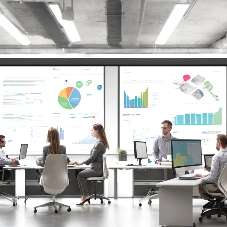 Team arbeitet an WorkflowGen-Prozesslösungen